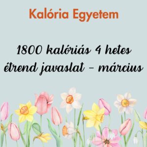1800 kalóriás 4 hetes étrend javaslat 3.